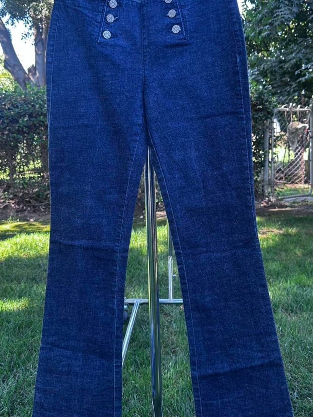 Y2K Orion Sailor Style Button Low Rise Pants Size 5